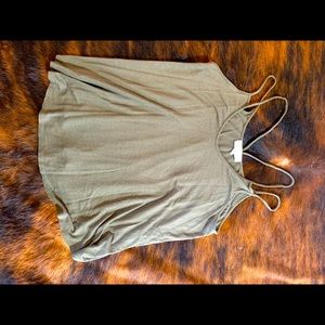 Pink Republic green tank size large